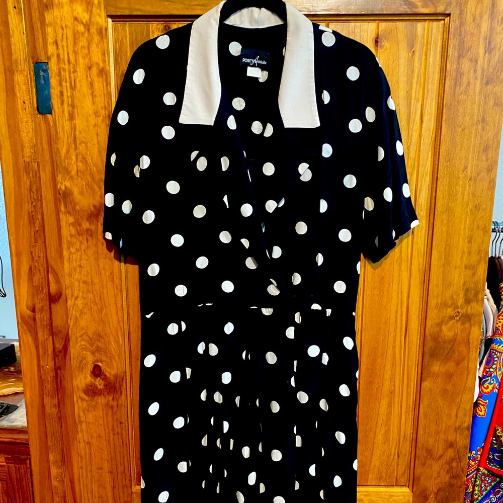 Pretty Woman polka dot romper